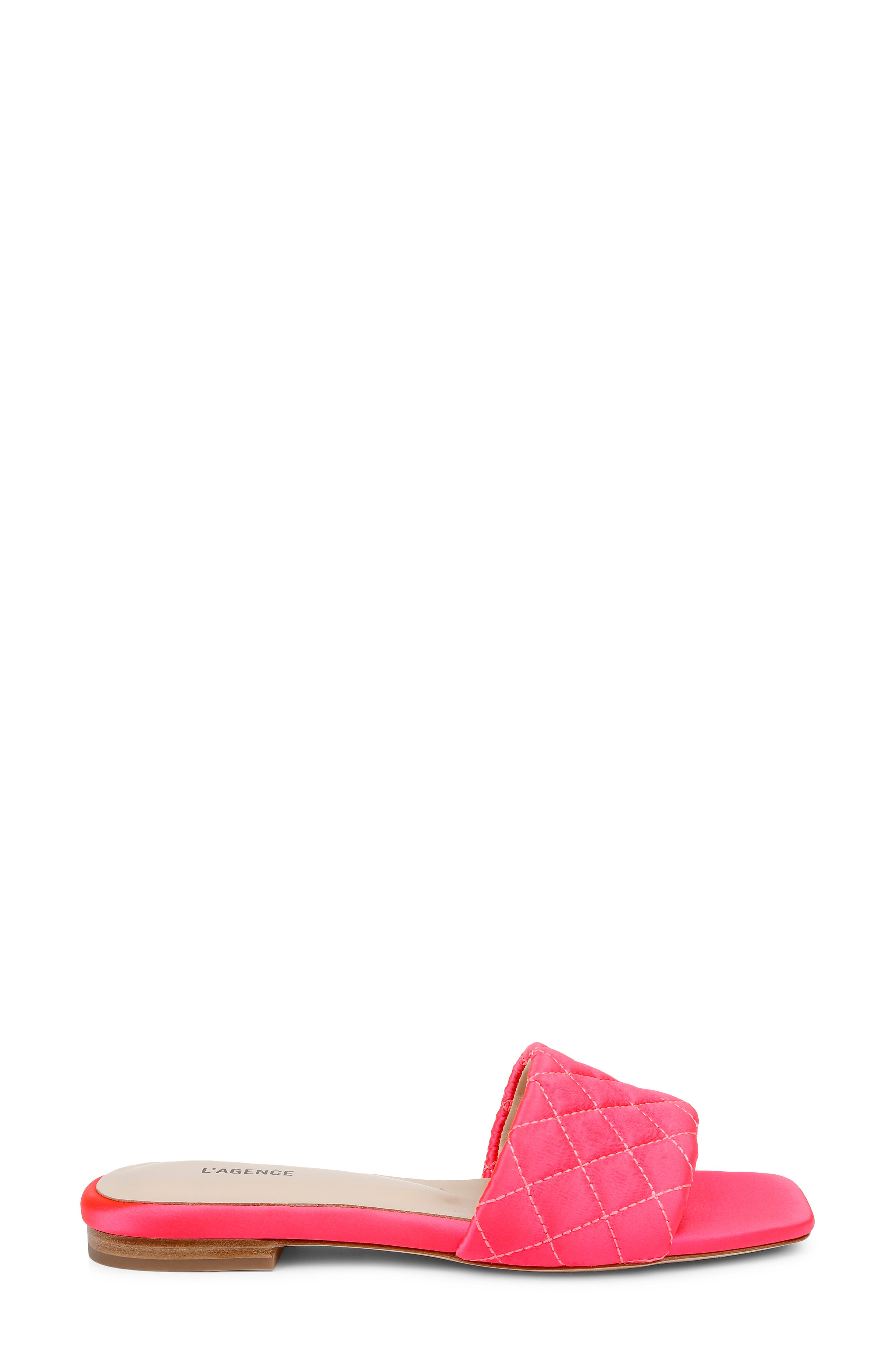 Aloise Slide Sandal, Alternate, color, NEON CORAL
