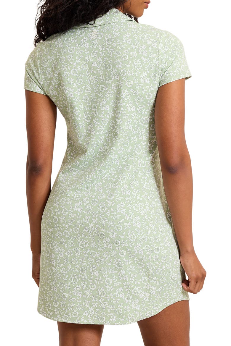 Aubrey Bahia Blooms Minidress, Alternate, color, LT ROSEMARY