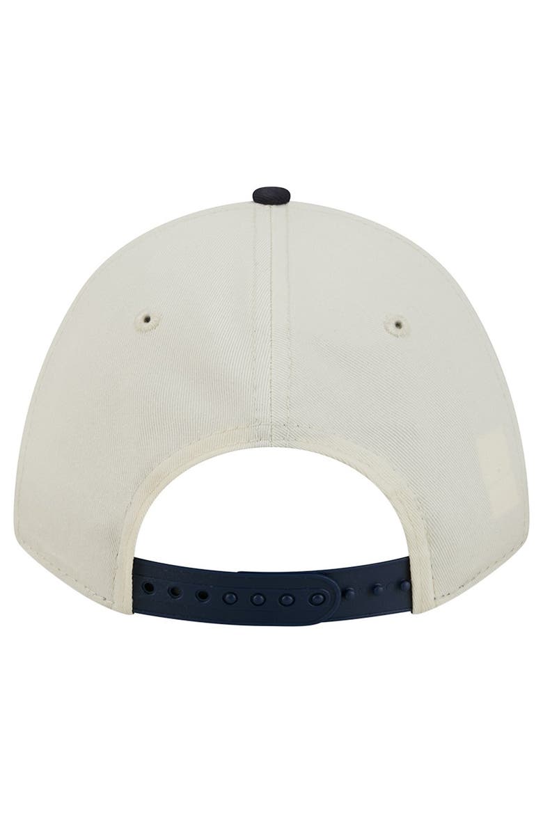 Women's New Era Cream/Navy New York Yankees Primary 9FORTY M-Crown Adjustable Hat, Alternate, color, Cream