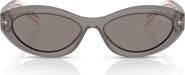 Prada 55mm Irregular Sunglasses