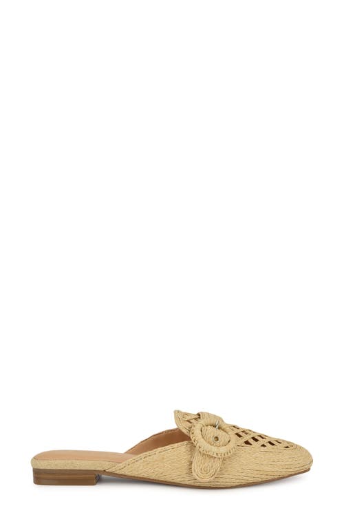 Shop Nine West Caspe Woven Mule In Light Natural
