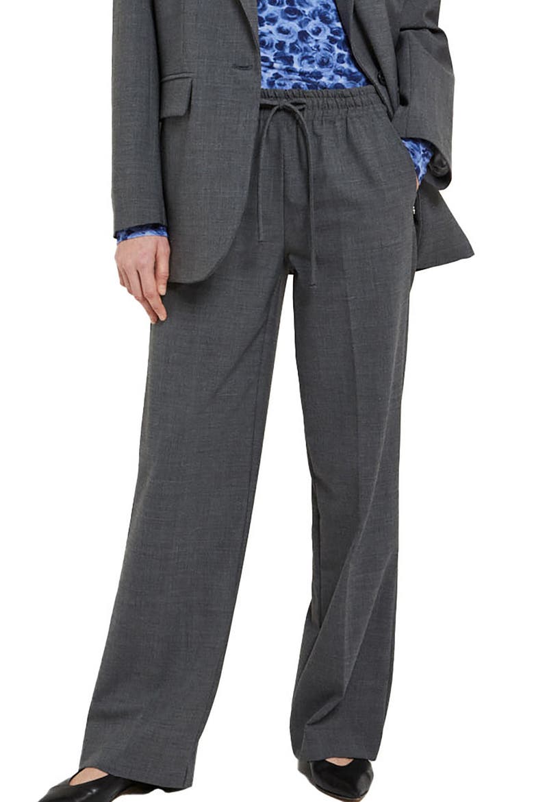 Jogger Trousers With Drawstring, Main, color, Grey