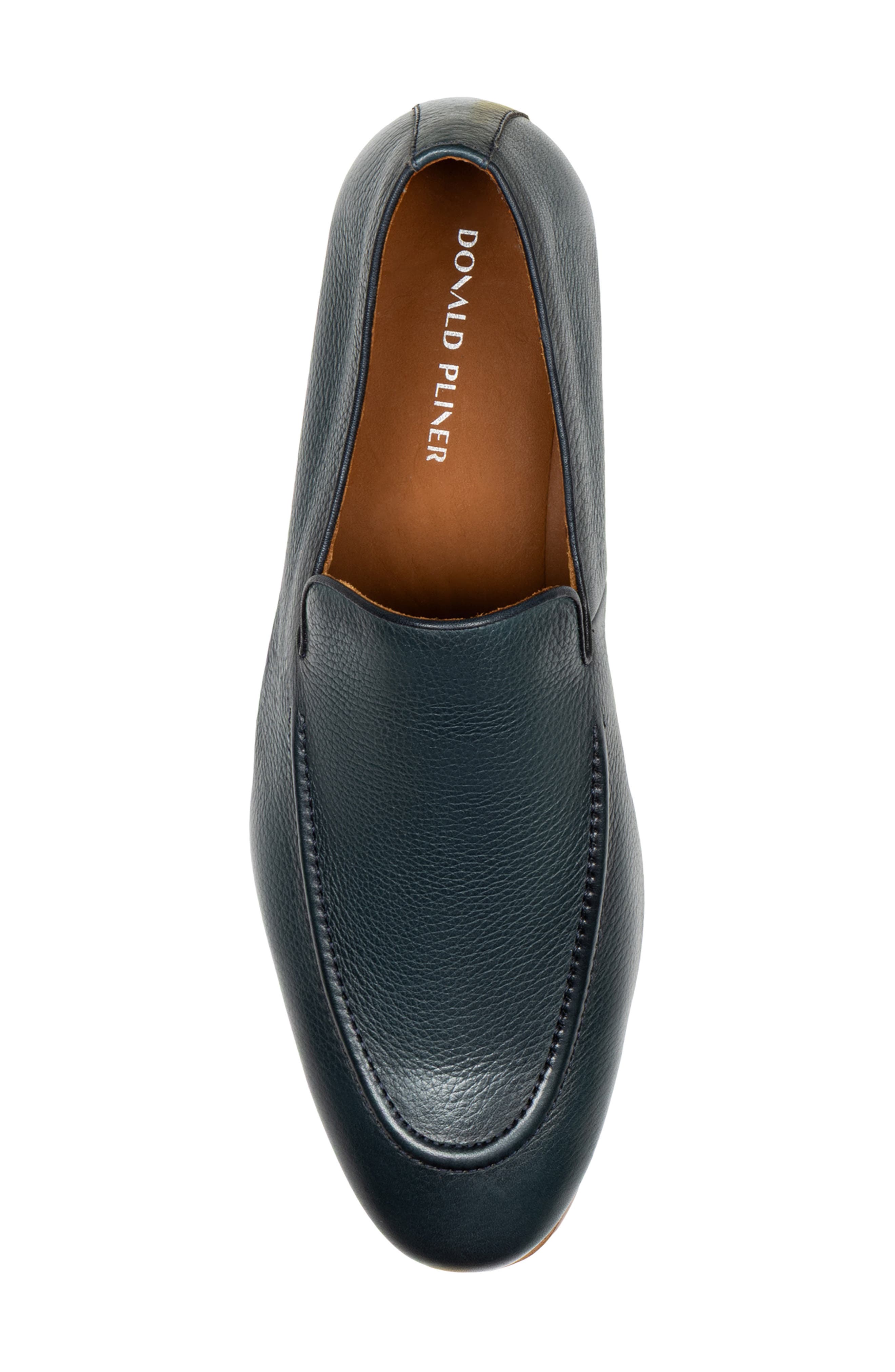 Donald Pliner Tristan Leather Loafer, Alternate, color, Navy
