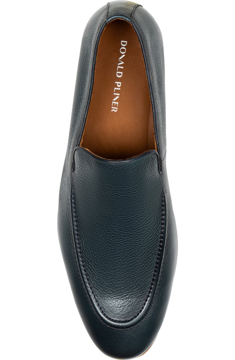 Donald Pliner Tristan Leather Loafer, Alternate, color, Navy
