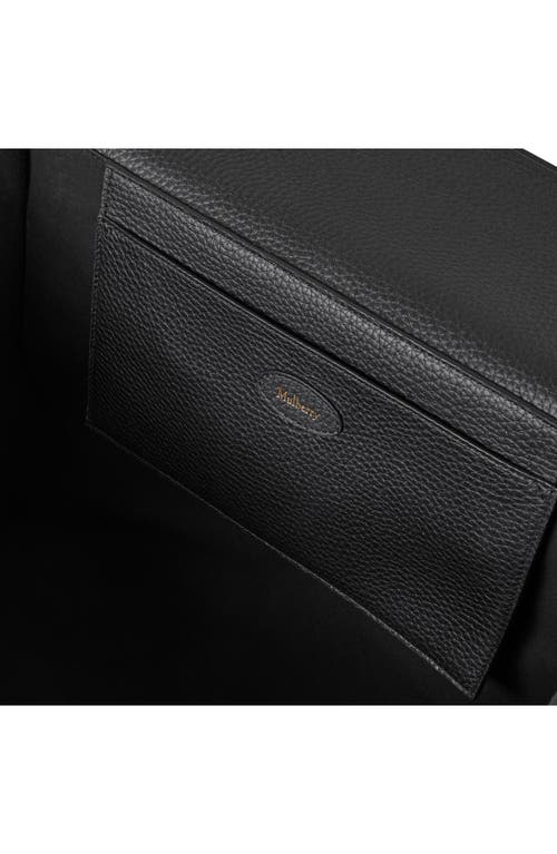 Mulberry Medium Soft Bayswater Grained Leather Satchel In Black
