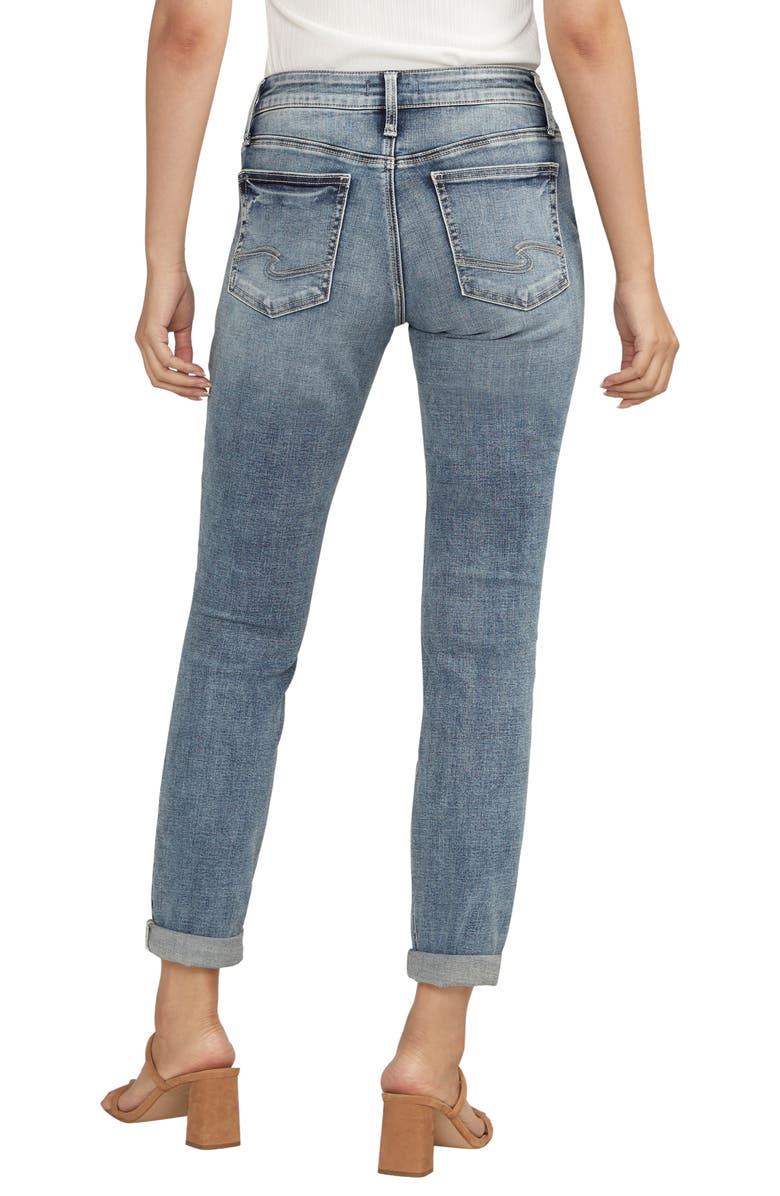 Silver Jeans Co. Mid Rise Boyfriend Jeans, Alternate, color, 