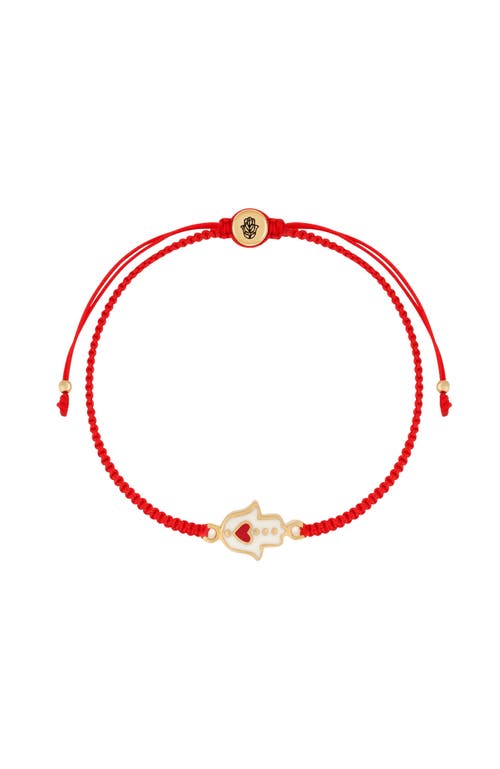 Karma And Luck Expression Of Love Red String Hamsa Heart Bracelet