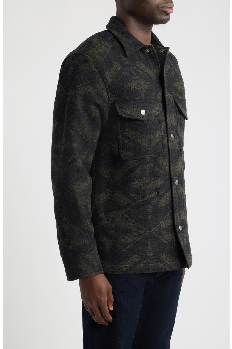 Wool Field Jacket, Alternate, color, MIRROR LAKE OLIVE