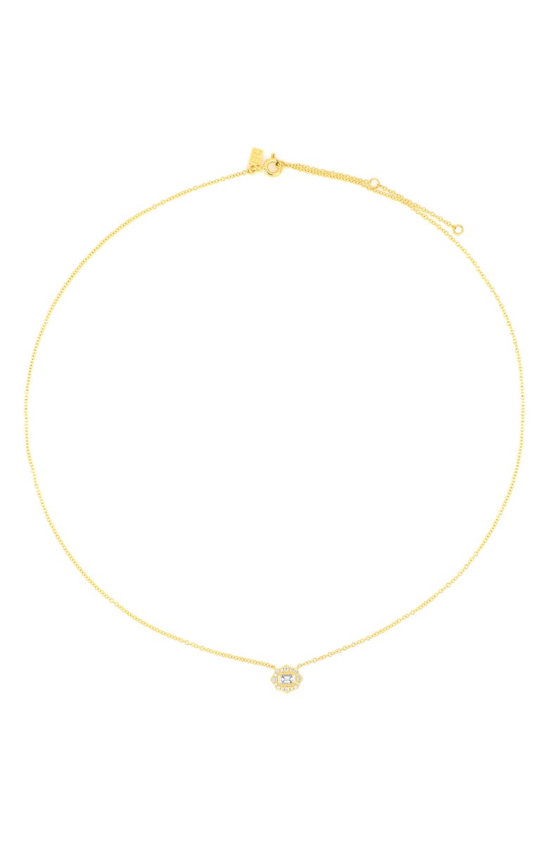 EF Collection Daphne Diamond Pendant Necklace, Alternate, color, Gold