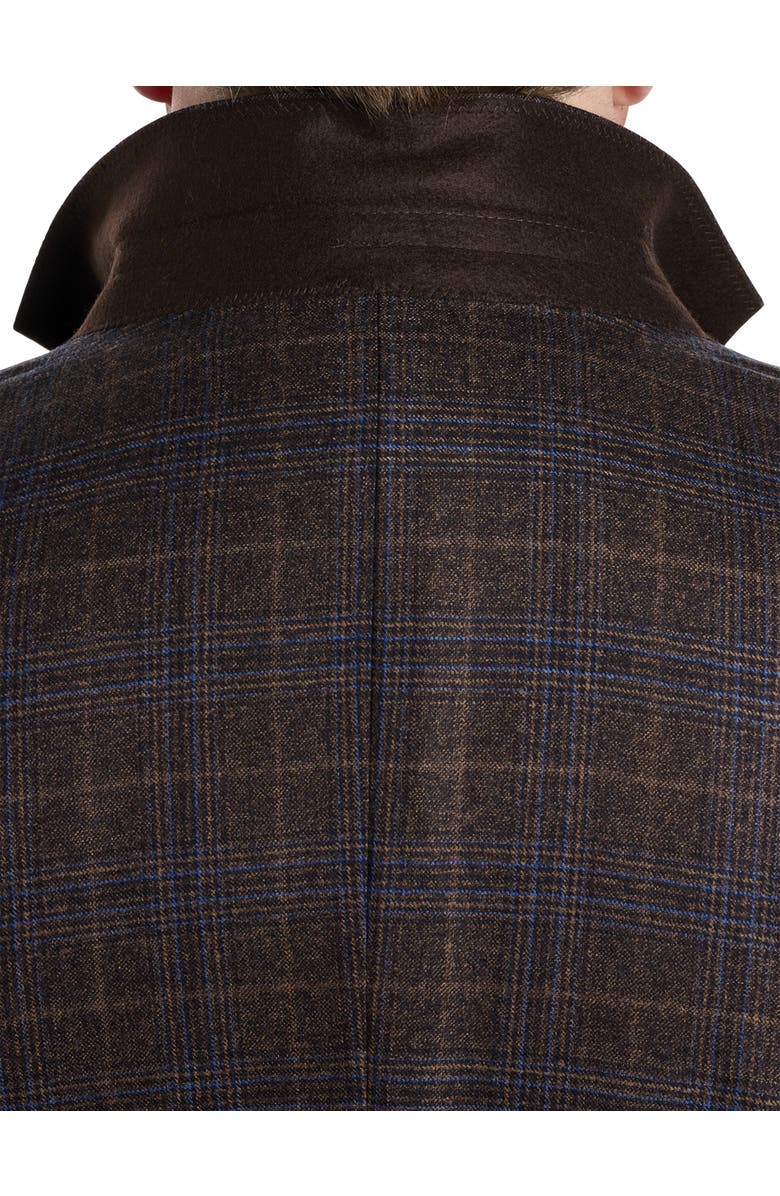 Oak Hill Premium by DXL Big & Tall Plaid Sport Coat, Alternate, color, Brown