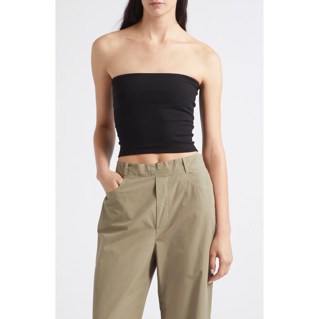 LESET Rio Bandeau Top in Black at Nordstrom, Size X-Large