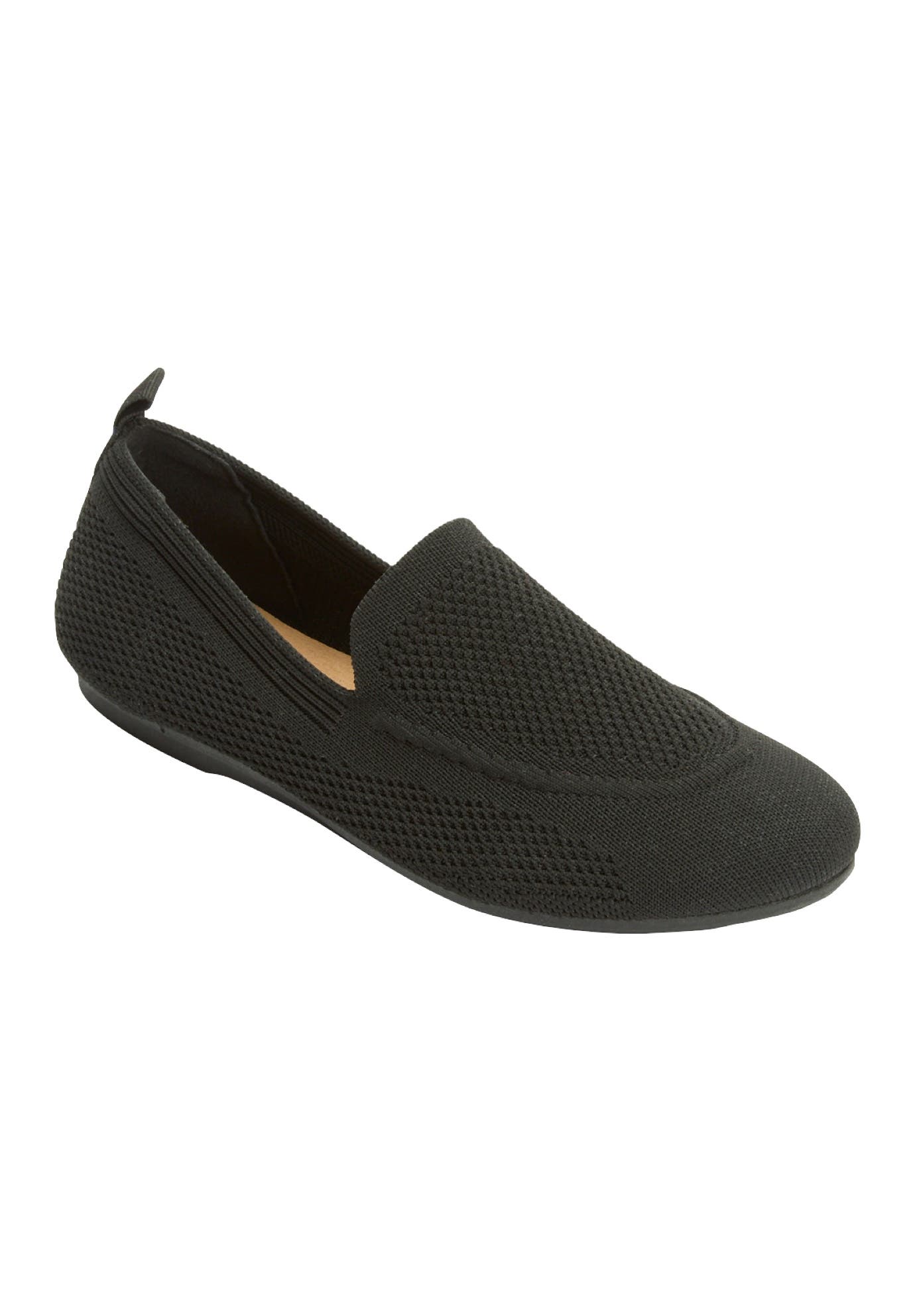 Comfortview The Sabrina Slip On Flat, Main, color, Black
