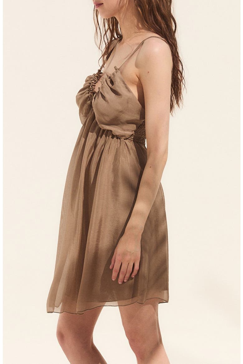 Profumo Minidress, Alternate, color, SAND