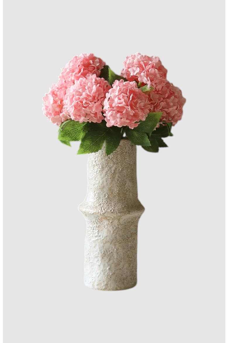 Pink Mini Snowball Hydrangea, Alternate, color, Pink