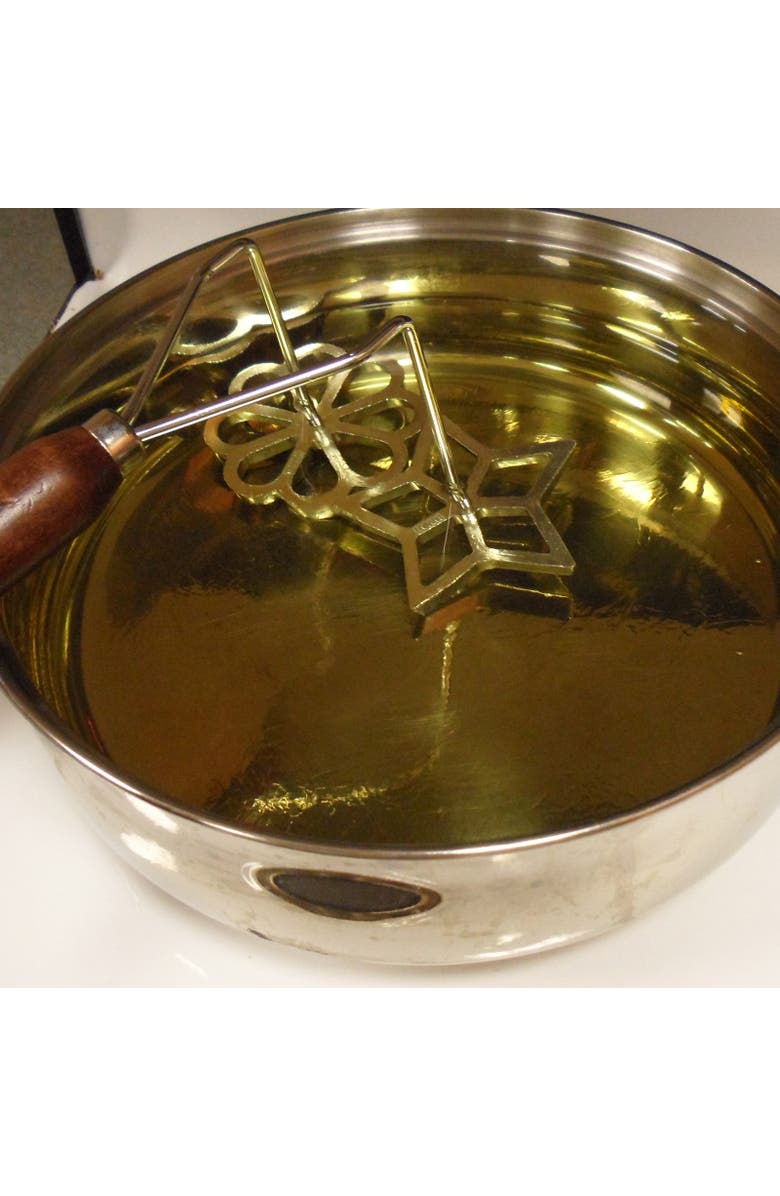 Norpro Rosette/Timbale Set, 7-Piece, Stainless Steel Molds for Fried Pastries, Alternate, color, Silver