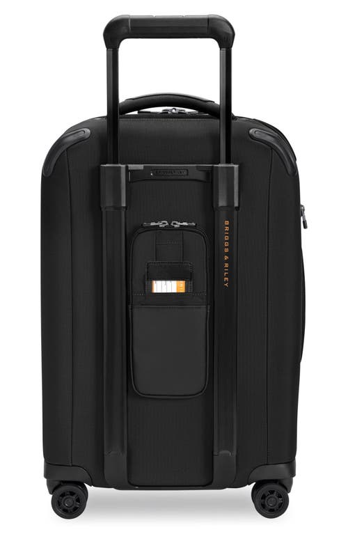 Briggs & Riley Zdx Essential 22-inch Expandable Carry-on Spinner Suitcase In Purple