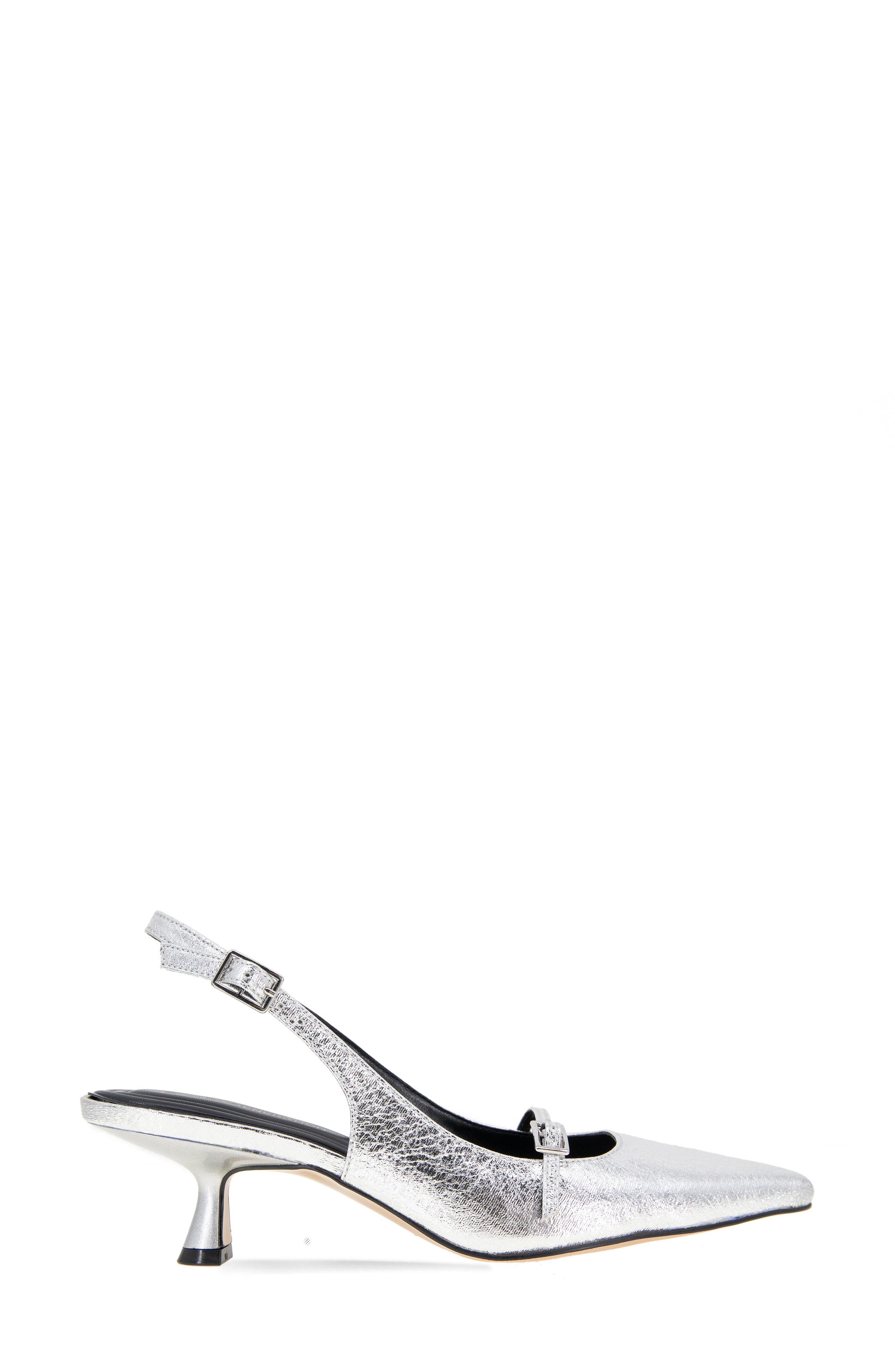 BCBGeneration Kami Slingback Pump, Alternate, color, Silver