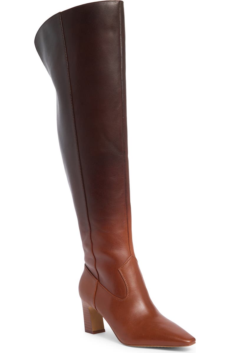 Vince Camuto Shalie Over the Knee Boot, Main, color, Chocolate