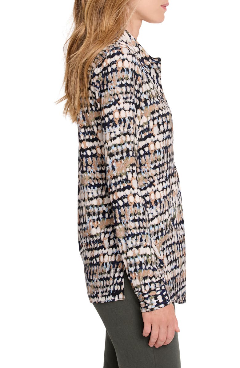 NIC+ZOE Harvest Dot Button-Up Top, Alternate, color, 