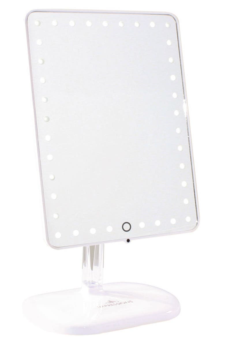 Impressions Vanity Co. Bling Touch Pro LED Makeup Mirror with Bluetooth<sup>®</sup> Audio & Speakerphone, Main, color,