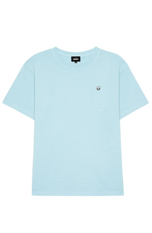 Dalix Mens Lil Alien Midweight Garment Dye Tee