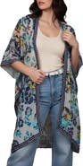 SAACHI Velvet Floral Ruana