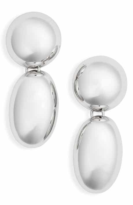 Open Edit Puffy Orb Drop Earrings