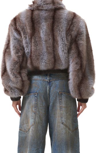 Adelaide Faux Fur Crop Coat