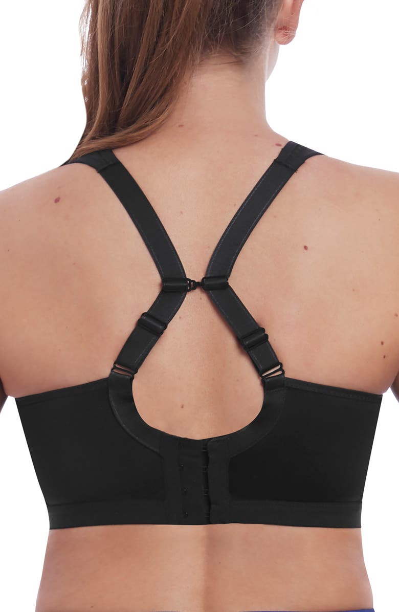 Freya Dynamic Wireless Soft Cup Sports Bra, Alternate, color, Jet