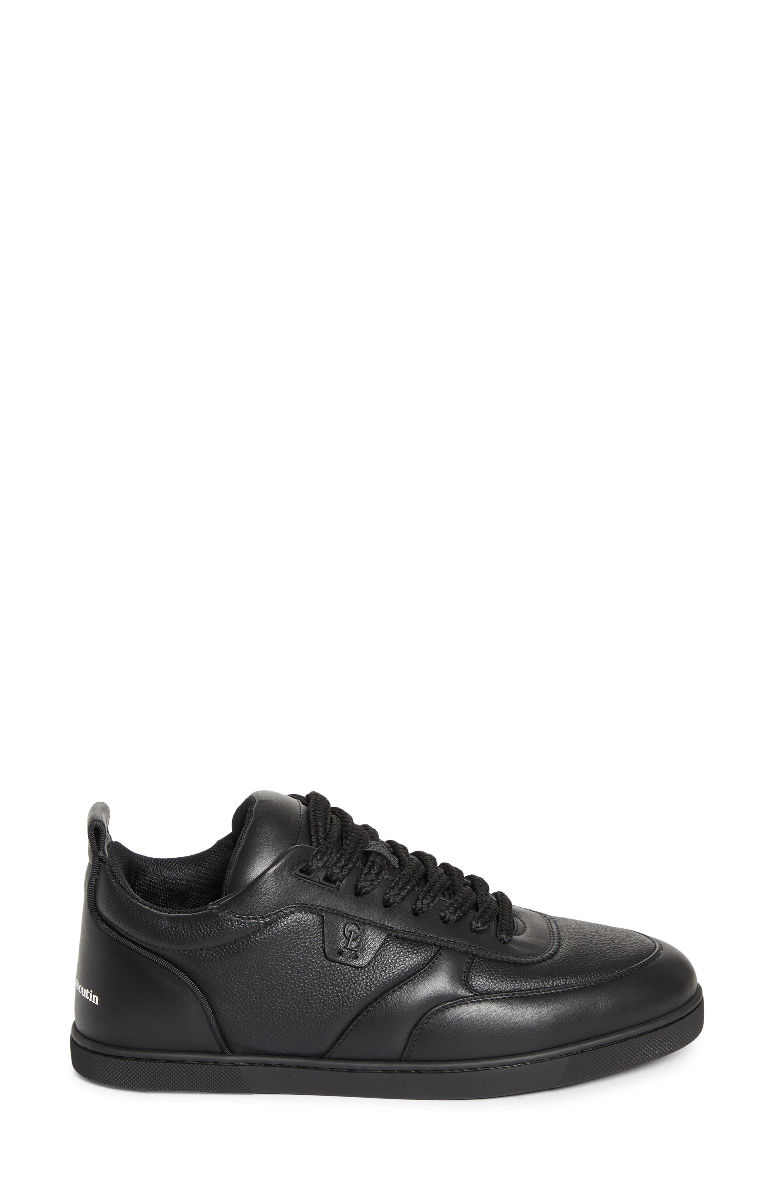 Christian Louboutin SK VI Low Top Sneaker, Alternate, color, Bk01-Black