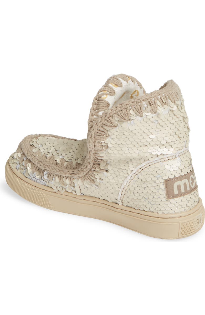 Mou Sequin Sneaker Boot, Alternate, color,