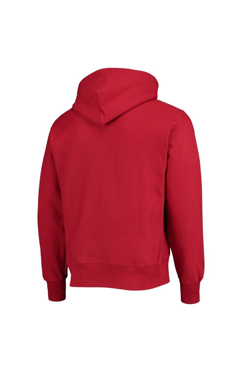 Champion Men's Champion Cardinal Iowa State Cyclones Vault Logo Reverse Weave Pullover Hoodie, Alternate, color, 