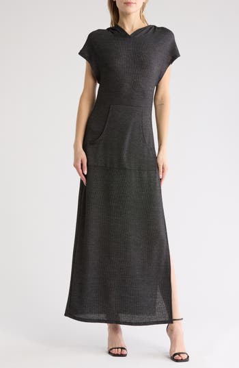 Go Couture Hooded Maxi Dress