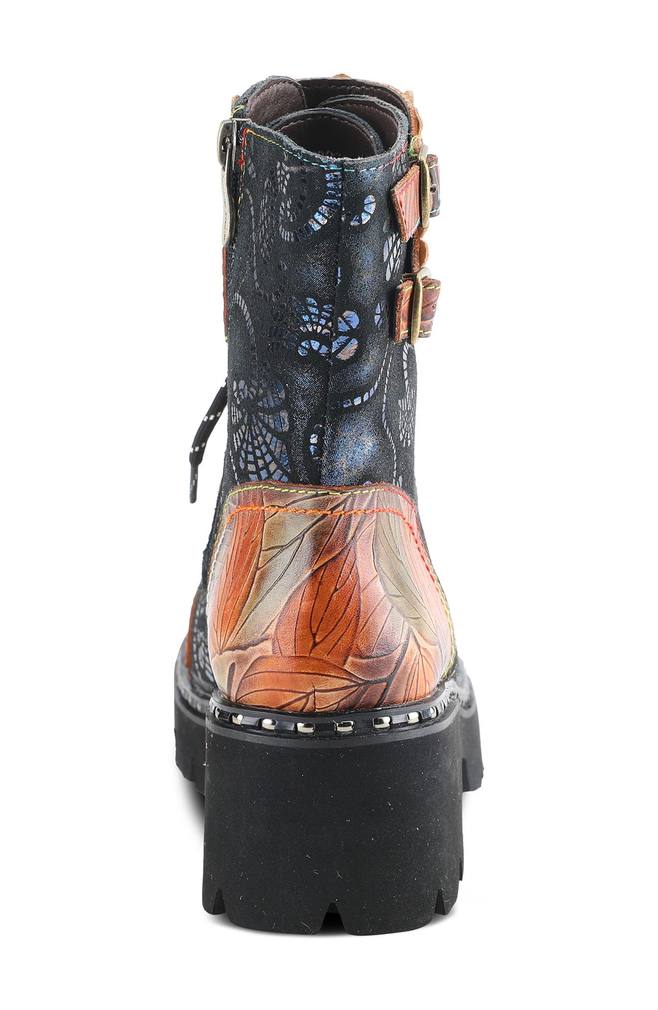 L'Artiste by Spring Step L'Artiste Limitless Cap Toe Bootie, Alternate, color, Tan Multi