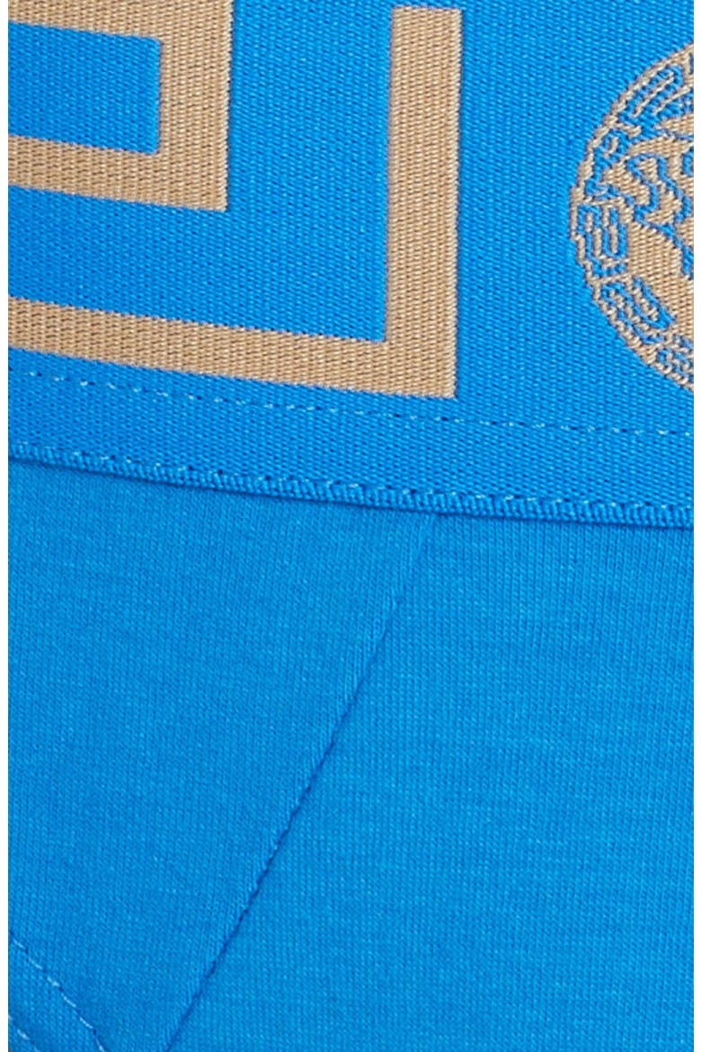First Line Logo Stretch Cotton Thong, Alternate, color, TEAL