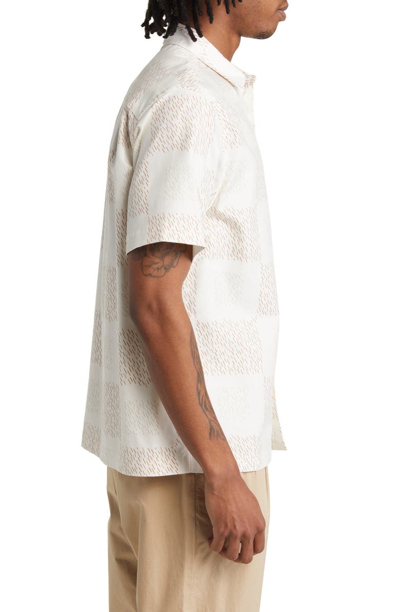 Saturdays NYC Bruce Tuahine Short Sleeve Button-Up Camp Shirt, Alternate, color, 