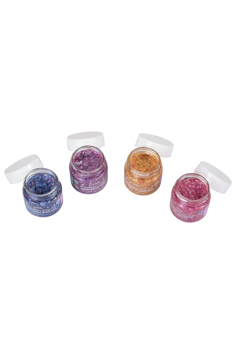 Mermaid Party - Kids' Bio-Glitter Gel Set, Alternate, color, Multi
