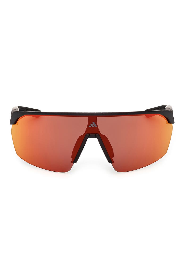 Shield Sunglasses, Main, color, MATTE BLACK / ROVIEX MIRROR
