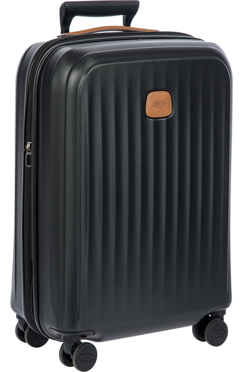 Bric's Taormina 21" Carry-on Spinner, Alternate, color, Black