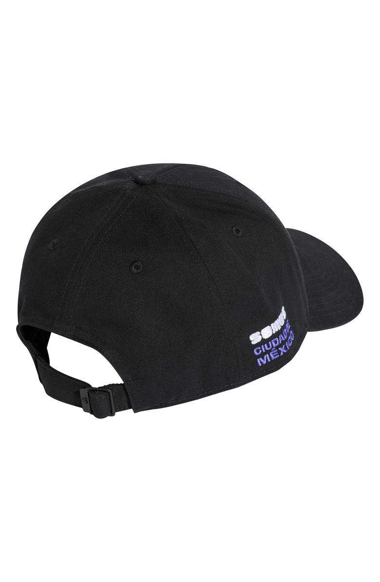 adidas FIFA World Cup 2026<sup>™</sup> Ciudad de México Adjustable Twill Ball Cap, Alternate, color, Black/ White