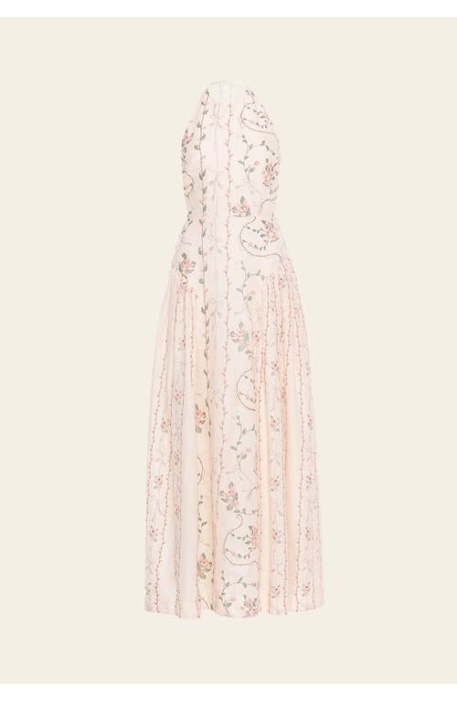 Agua By Agua Bendita Balsa Navegante Midi Dress In Ivory