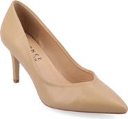 Journee Collection Gabriella SuperNatural Shades Slip On Pointed Toe Pump