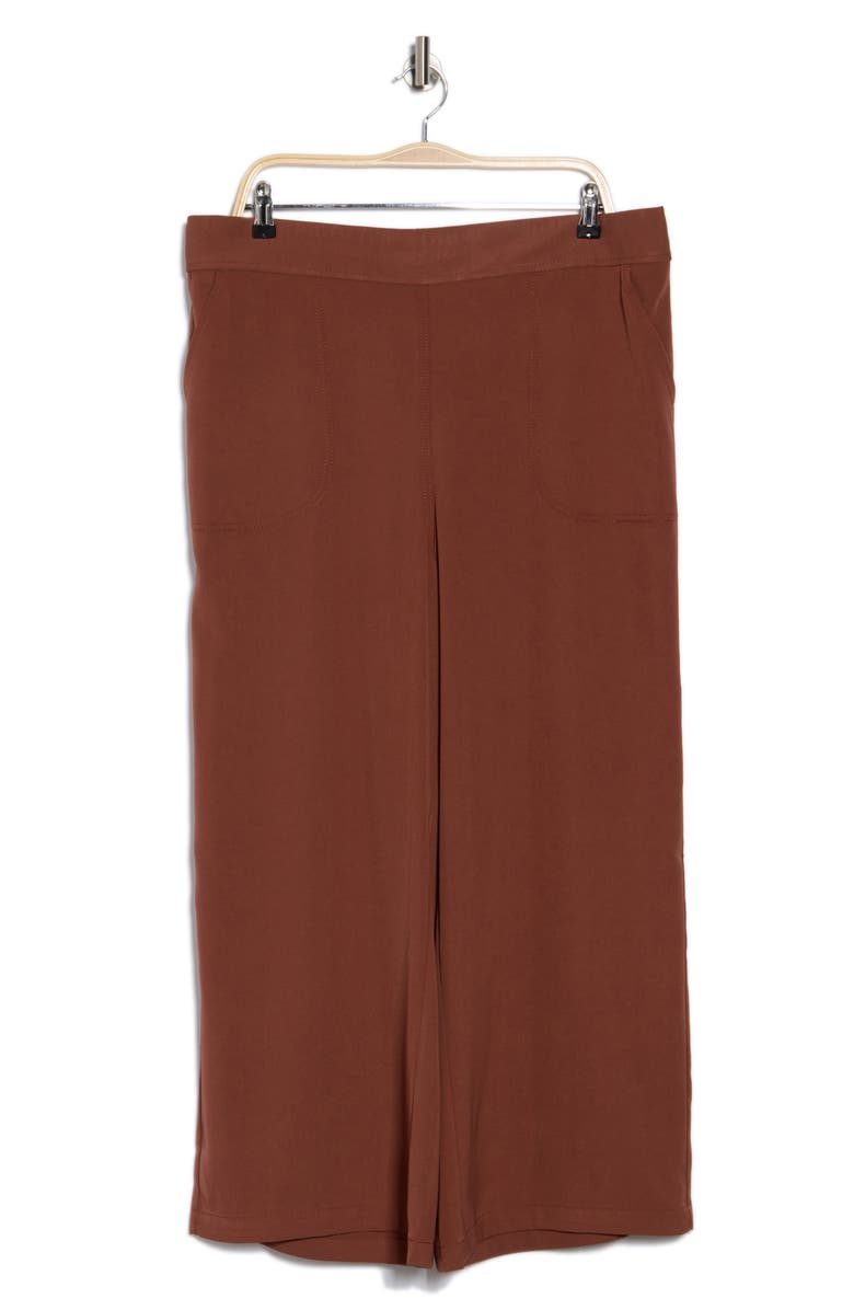 MAX STUDIO Easy Leg Trouser, Alternate, color, Chestnut