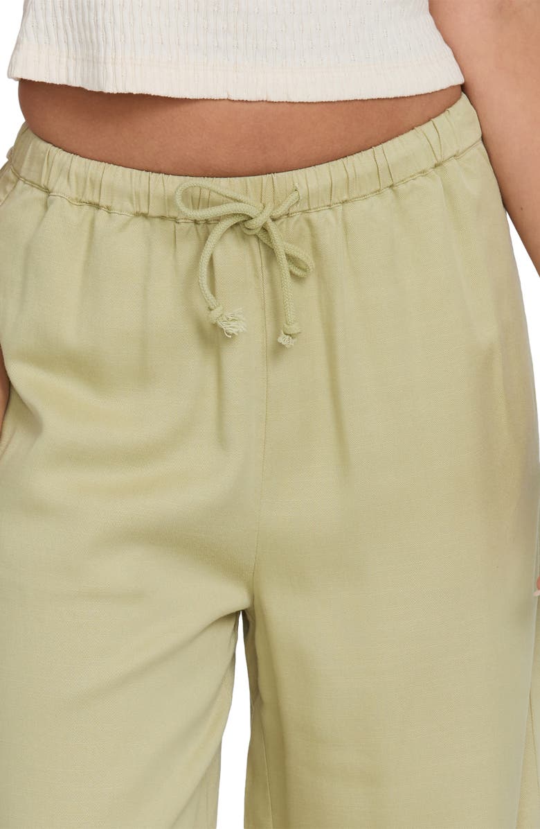 Billabong Wanderer Drawstring Wide Leg Pants, Alternate, color, Cactus