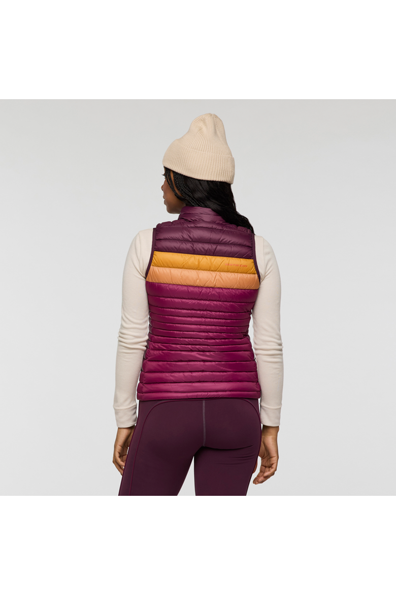 Fuego Down Vest - Women's, Alternate, color, Blackberry/Jam