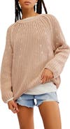 Free People Take Me Home Cotton Sweater