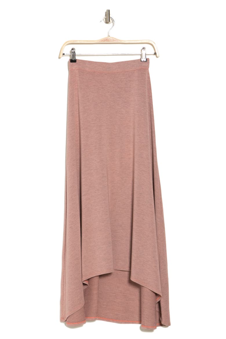 Asymmetric Hi-Low Skirt, Alternate, color, GOSSAMER PINK