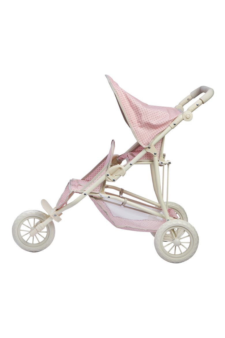 Olivia's Little World Baby Doll Deluxe Stroller, Alternate, color, PINK