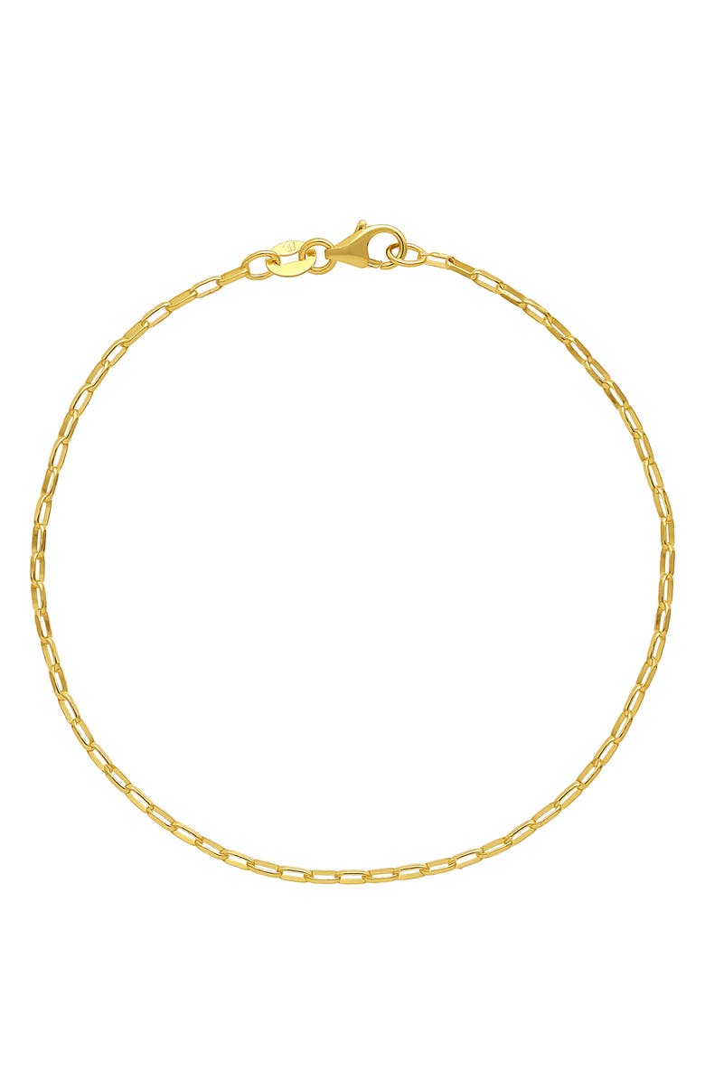 Bony Levy BLG 14K Gold Paper Clip Chain Bracelet, Main, color,