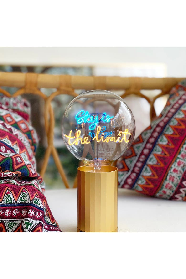 Sky Is The Limit Portable Table Lamp, Alternate, color, Black